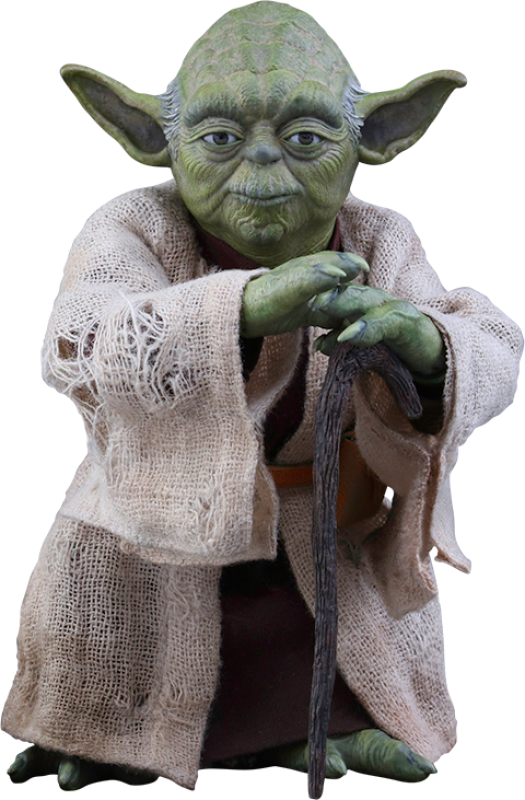Master Yoda Png Clip Stock - Yoda Figure Png (525x800), Png Download