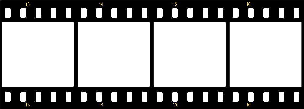 Camera Film Clipart - Film Strip Png (1002x357), Png Download