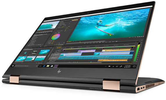 Hp Spectre X360 - 2018 Hp Spectre X360 (570x406), Png Download