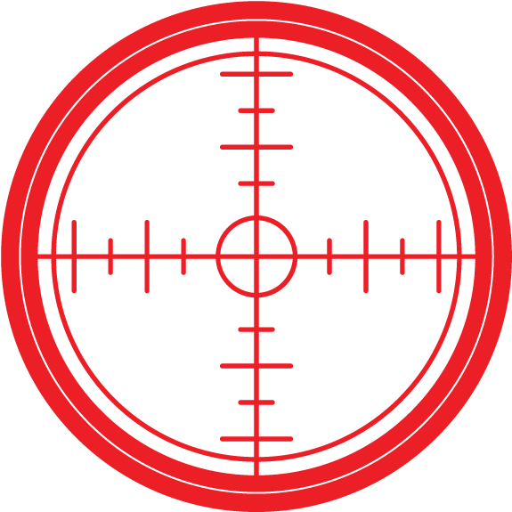 Red Aim Png (600x598), Png Download