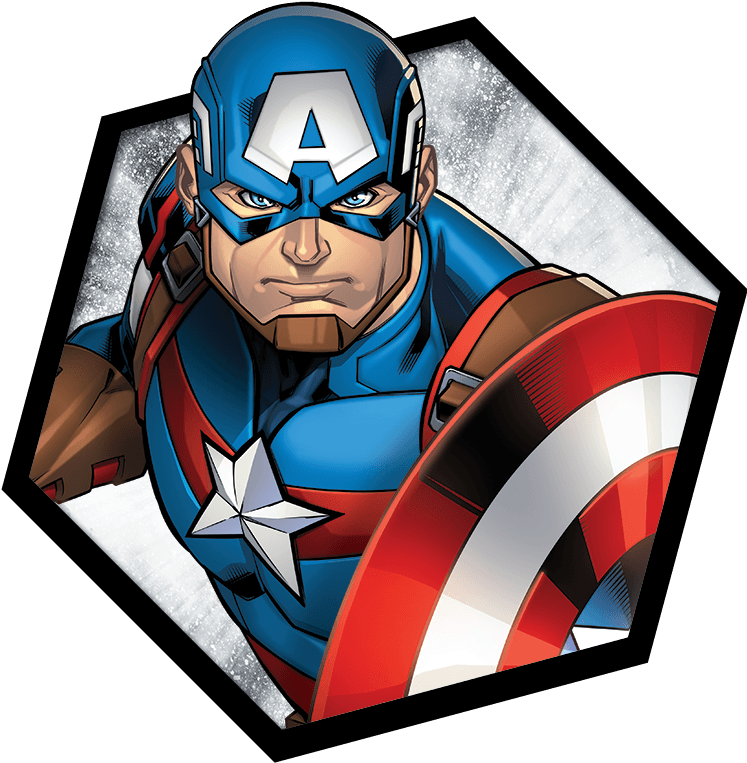Captain America Collectibles Captain America Desk Toys - Captain America Large Stickers (799x829), Png Download