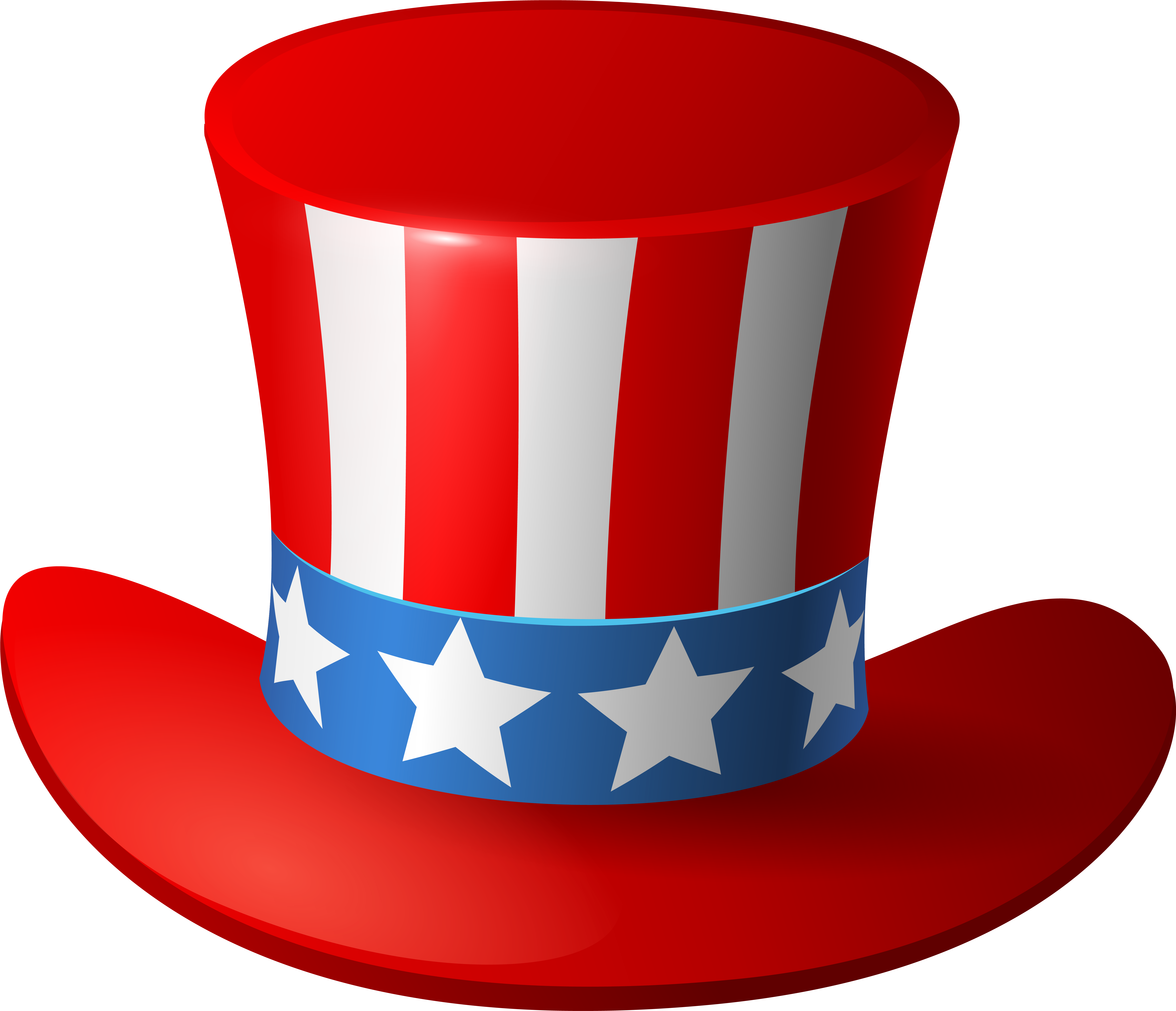 Uncle Sam Hat Png (6182x5311), Png Download