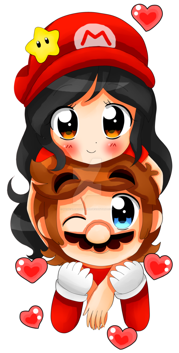 True Love By Aika-m - Cartoon (632x1264), Png Download