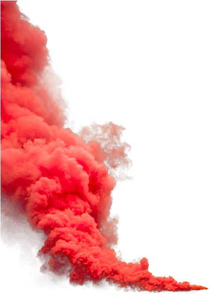 Orange Smoke Png Transparent Image - Smoke Bomber Png (432x600), Png Download