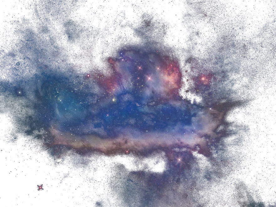 Report Abuse - Galaxy Cloud Png (880x660), Png Download