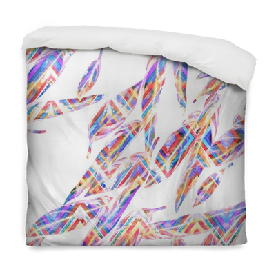 Colorful Watercolor Leaves Of Exotic Calathea Whitestar - Watercolor Painting (400x400), Png Download