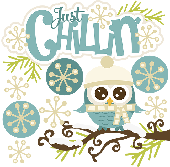 Svg Snow Svg Owl Svg Winter Svg Cute Clipart Cute Snow - Winter Cute Clipart (648x639), Png Download
