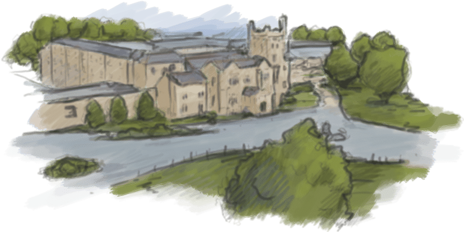 Lough Eske Walking Map - Estate (1000x591), Png Download