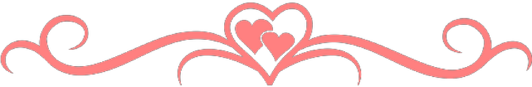 Hearts Divider - Valentine's Day Party Invitation-hearts/custom Card (1211x289), Png Download