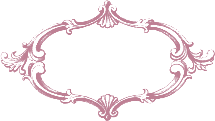 Pin Fancy Lines Clipart - Pink Vintage Frame Png (730x417), Png Download