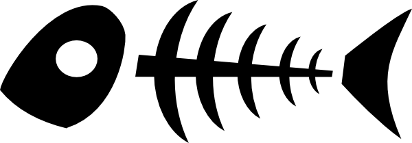 Fish Silhouette At Getdrawings - Shut Up And Fish Baseball Sleeve Shirt (541x700), Png Download