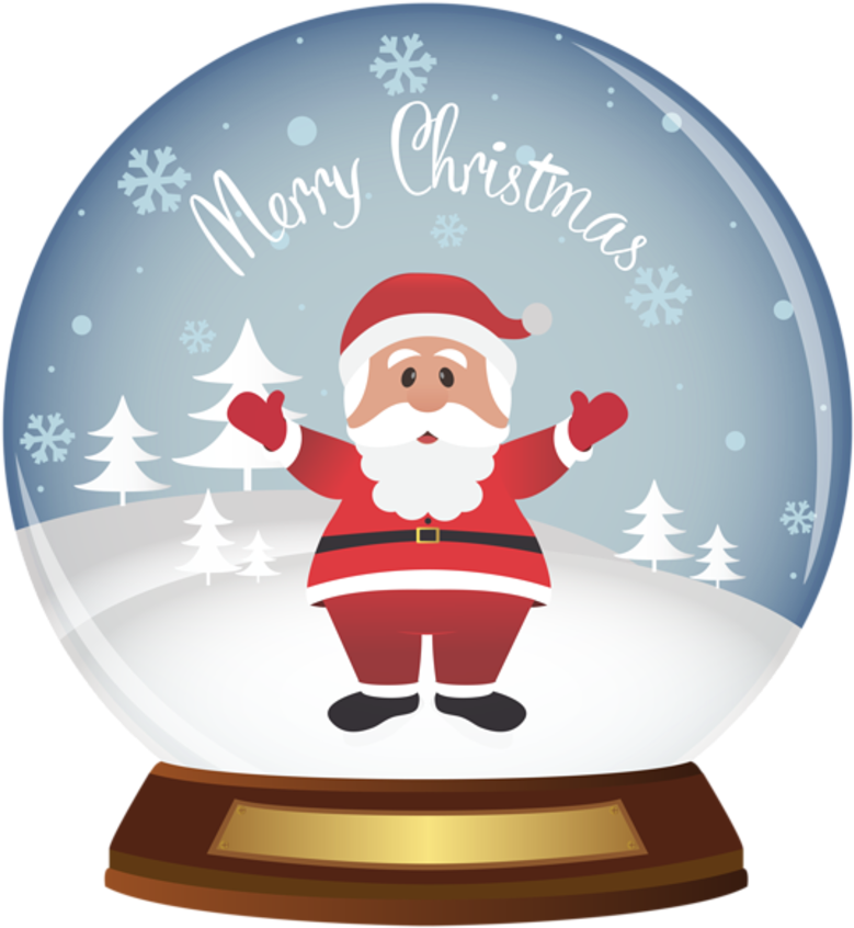 Christmas Snow Globe Clipart Png - Christmas Snow Globe Png (800x869), Png Download