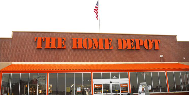 Home Depot Store (744x375), Png Download