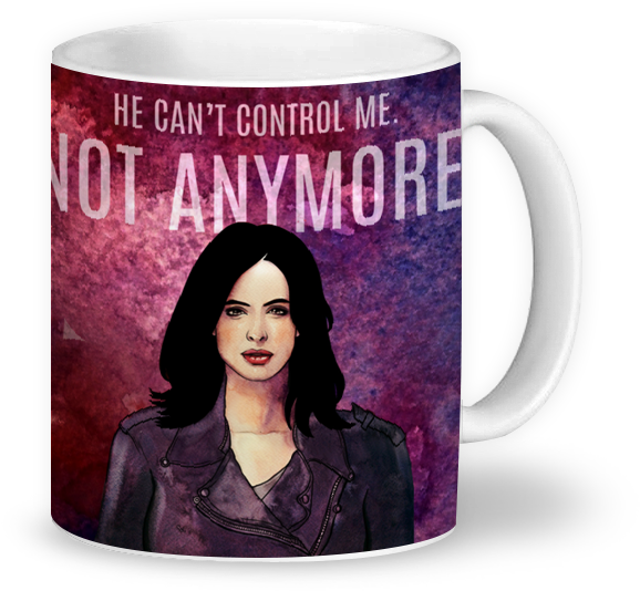 Caneca Jessica Jones De Ohana Tozatona - Coffee Cup (800x800), Png Download