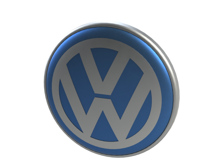 Volkswagen Logo 3d Png (800x640), Png Download