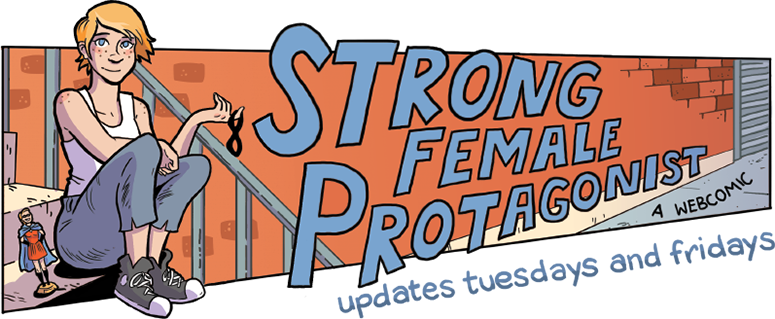 Logo - Strong Female Protagonist Comic (775x319), Png Download