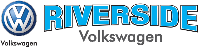 Riverside Volkswagen Logo - Electric Blue (696x208), Png Download