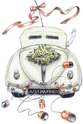 Cards Pinterest Cars And Craft - Wedding Getaway Car Drawing (300x426), Png Download
