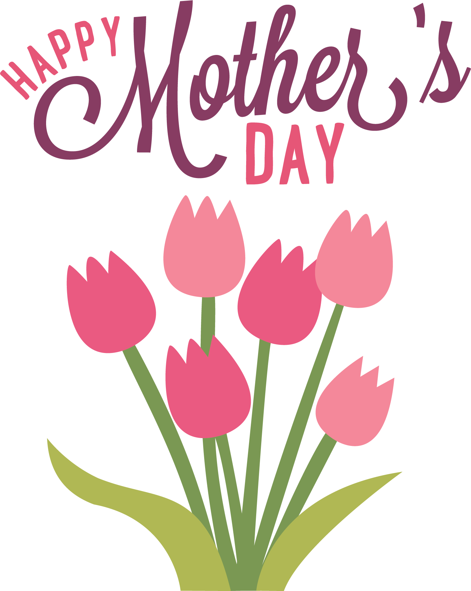 Holidays - Mothersday Happy Mothers Day (1502x1882), Png Download