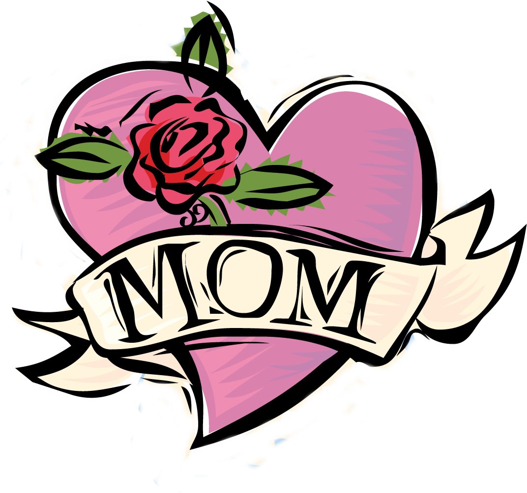 Flower Clipart Happy Mothers Day - Happy Mom's Day Png (1091x1041), Png Download