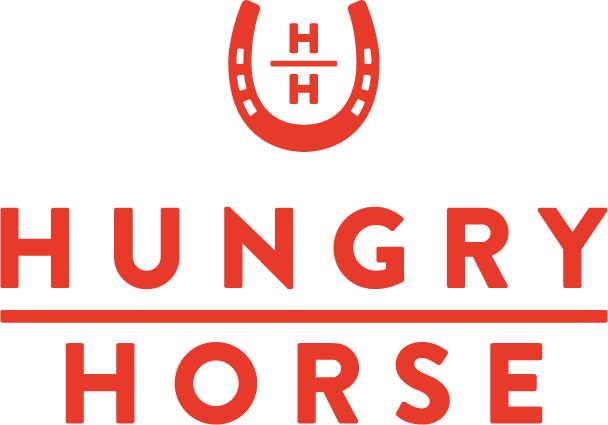 Hnugryhorsebrandnew - Hungry Horse Logo Png (608x425), Png Download