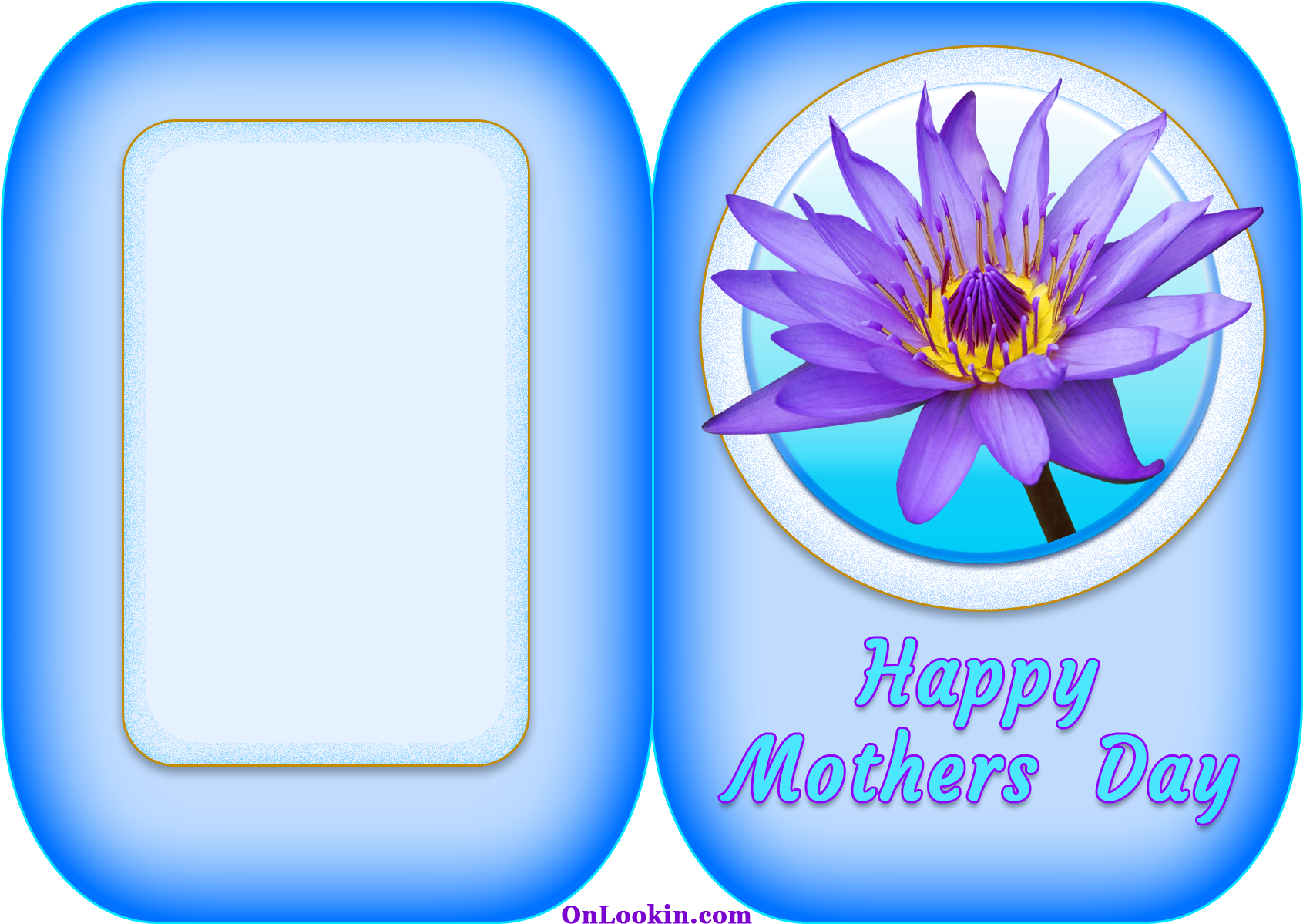 Happy Mothers Day Water Lily Flower - Clip Art Transparent Background Mother's Day (1740x1240), Png Download