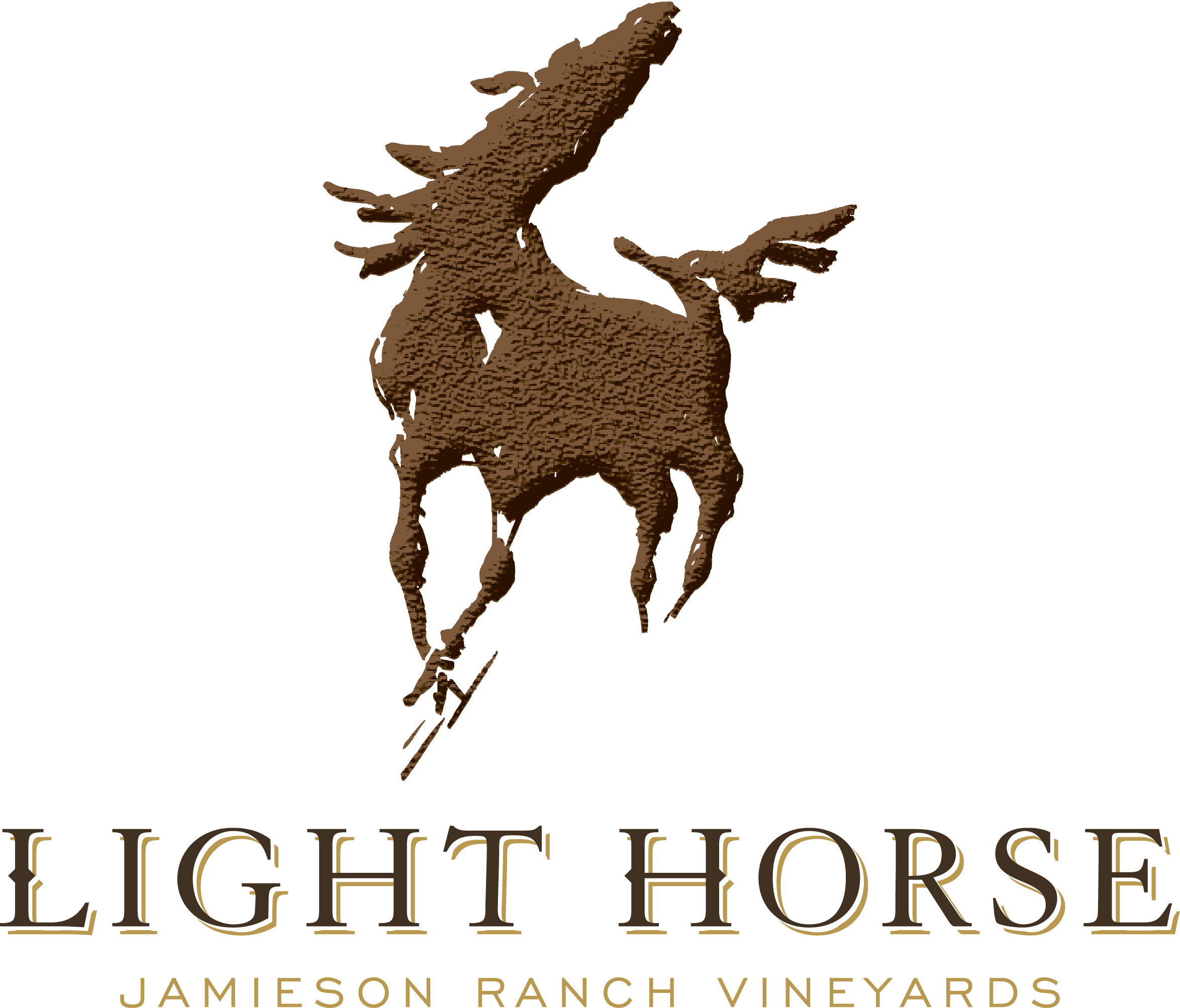 Logo With Horse - Light Horse Wine (2348x2006), Png Download