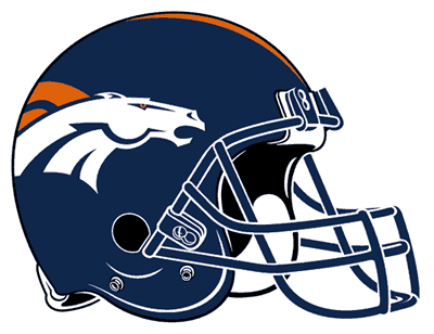 Best Broncos Clipart Denver - Denver Broncos Helmet Logo Png (400x308), Png Download