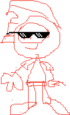 The Leninxdgamer Mlg Logo - Cartoon (1000x1000), Png Download