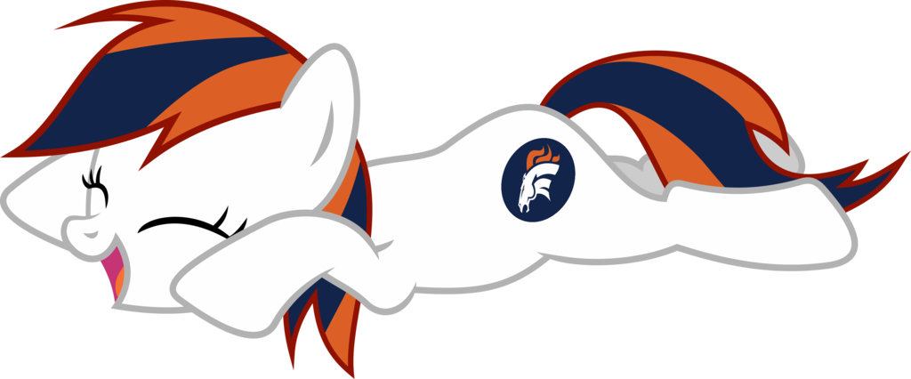 American Football Artist Graphic Library - My Little Pony Denver Broncos (1024x426), Png Download