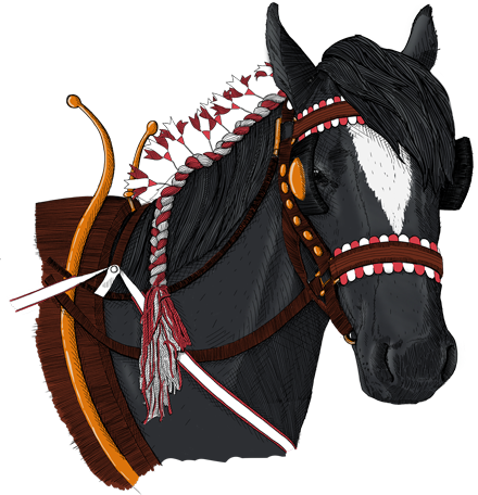 Contact Us - Black Horse Logo Png (440x456), Png Download