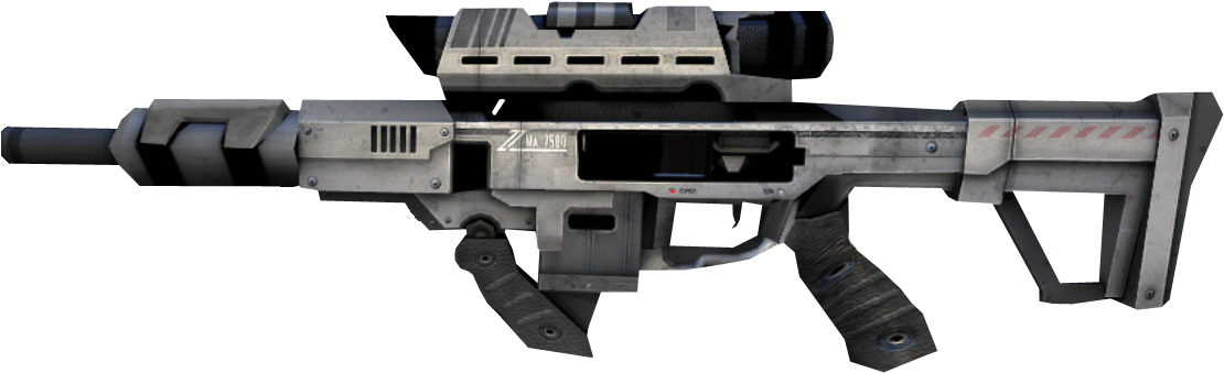 M2- Zeller Assault Rifle - Plasma Assault Rifle (1158x440), Png Download