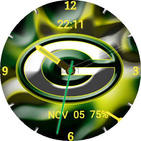 New Green Bay Packers - Handmade Green Bay Packers Nfl Football Team League (480x480), Png Download