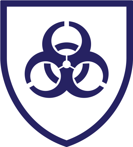 Biohazard Logo - Toxic Sign (462x528), Png Download