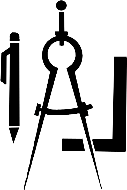 Drafting Compass - Drafting Tools Clip Art (500x740), Png Download