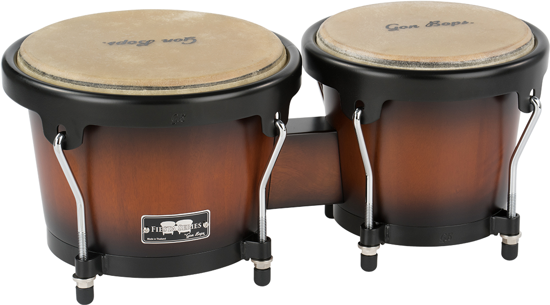 Gon Bops Fiesta Bongos - Gon Bops Fiesta Series Bongo 7 And 8.5 In. Sunburst (1200x709), Png Download