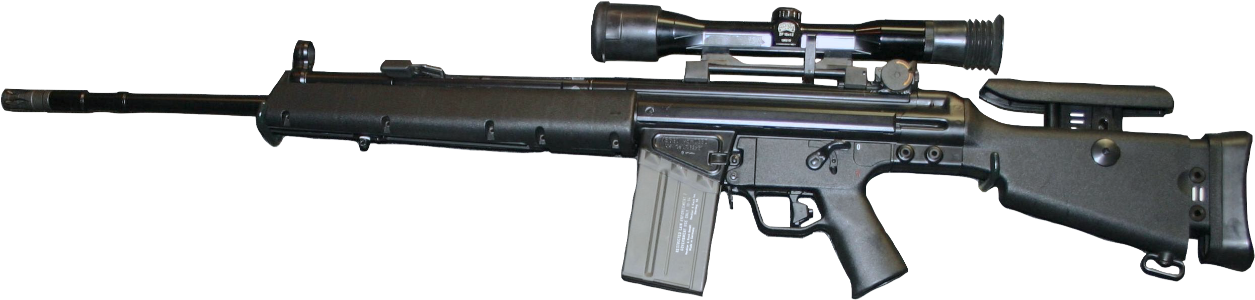Msg 90 Rifle Museum 2014 - Wikimedia Commons (2541x643), Png Download