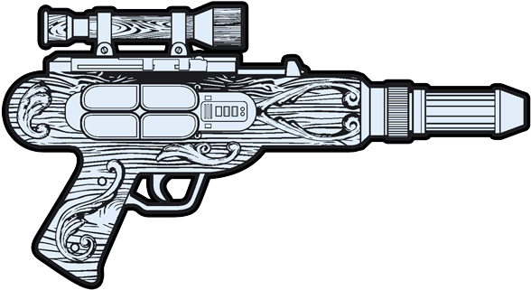 Clipart Gun Star Wars - Star Wars (600x332), Png Download