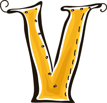 Letter V Sticker - Letra V Png (374x361), Png Download