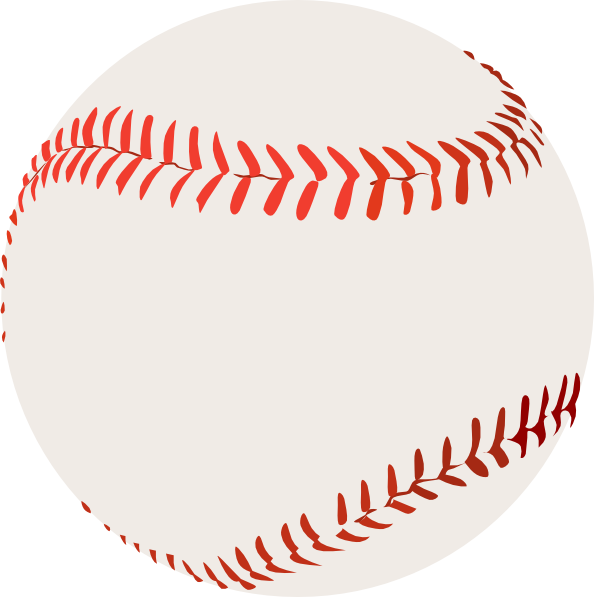 Vector Baseball Stitches Clipart - Baseball Clip Art (594x597), Png Download