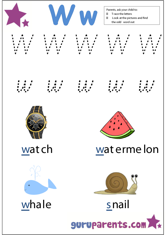 Letter V Worksheets For Preschoolers The Best Worksheets - Guruparents Number 1 Worksheets (595x842), Png Download