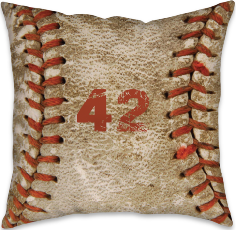 Baseball Stitches - Cushion (480x468), Png Download