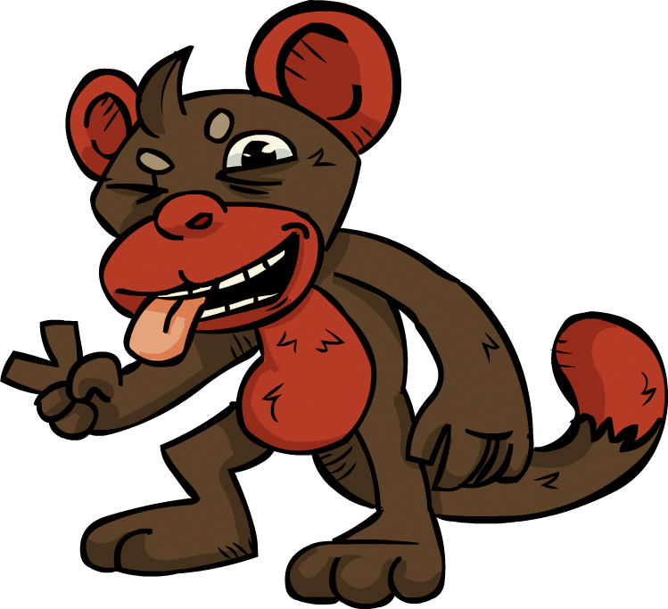 Monkey Business - Clip Art (749x683), Png Download