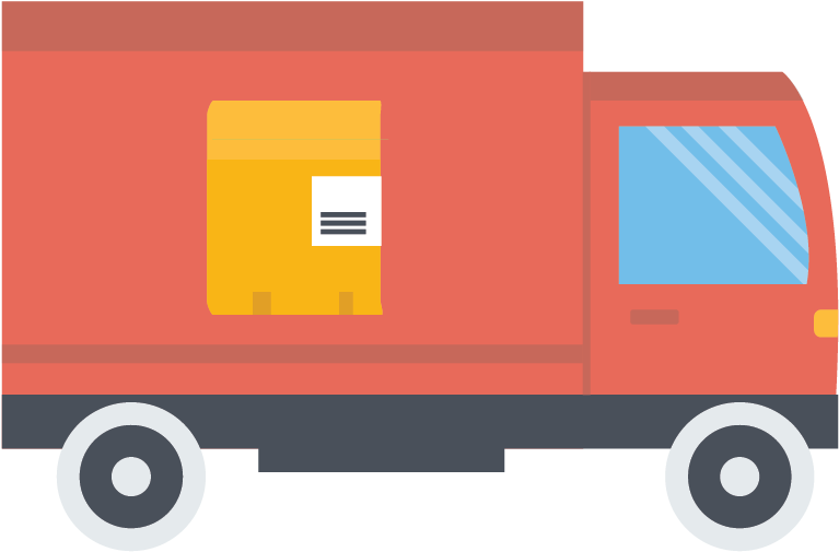 Delivery Clipart Courier Van - Car (789x815), Png Download