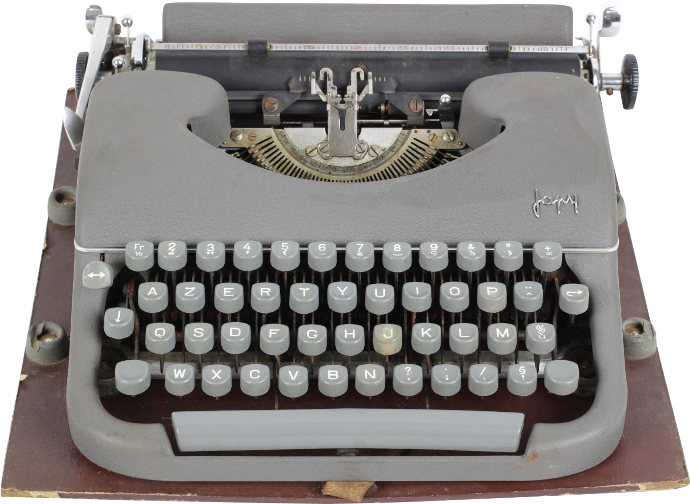 Japy Boxed Portable Typewriter - Halfspace Typewriter (1405x1405), Png Download