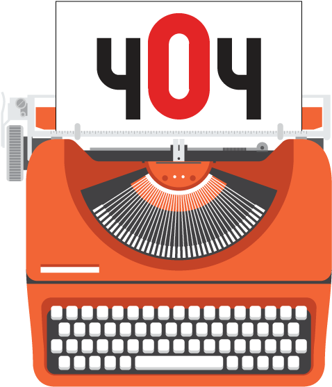 Error Page Bacckground Typewriter - 404 Error Page Background (516x582), Png Download