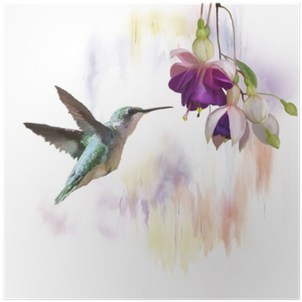 Wild Flower Painting White Background (400x400), Png Download
