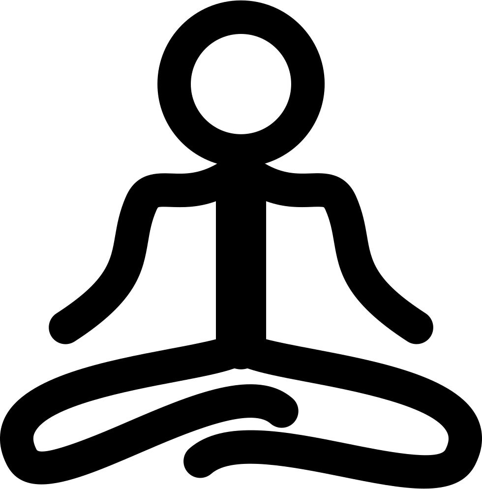 Stick Man Doing Yoga Svg Png Icon Free Download - Yoga Stick Figure Png (980x994), Png Download