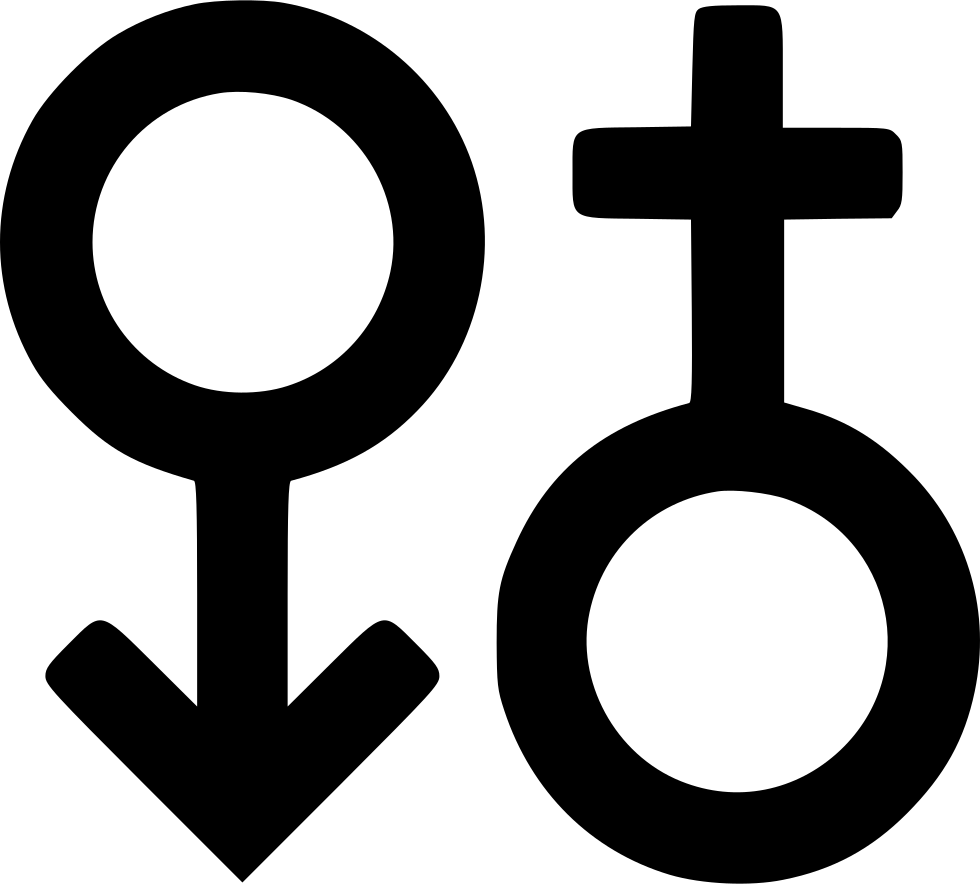 Png File Svg - Male Female Symbol Svg (980x884), Png Download