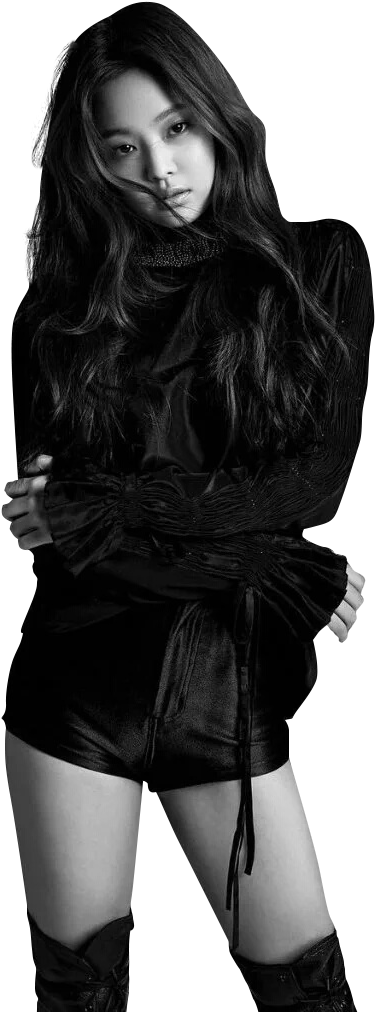 Jennie Kim Blackpink, Bts, Kpopper, Blackpink Lisa, - Jennie Kim Dark Hd (527x1024), Png Download